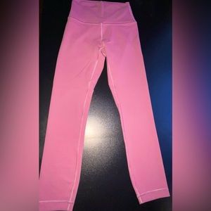 Lululemon wunder train high rise tight inseam 25” size 2